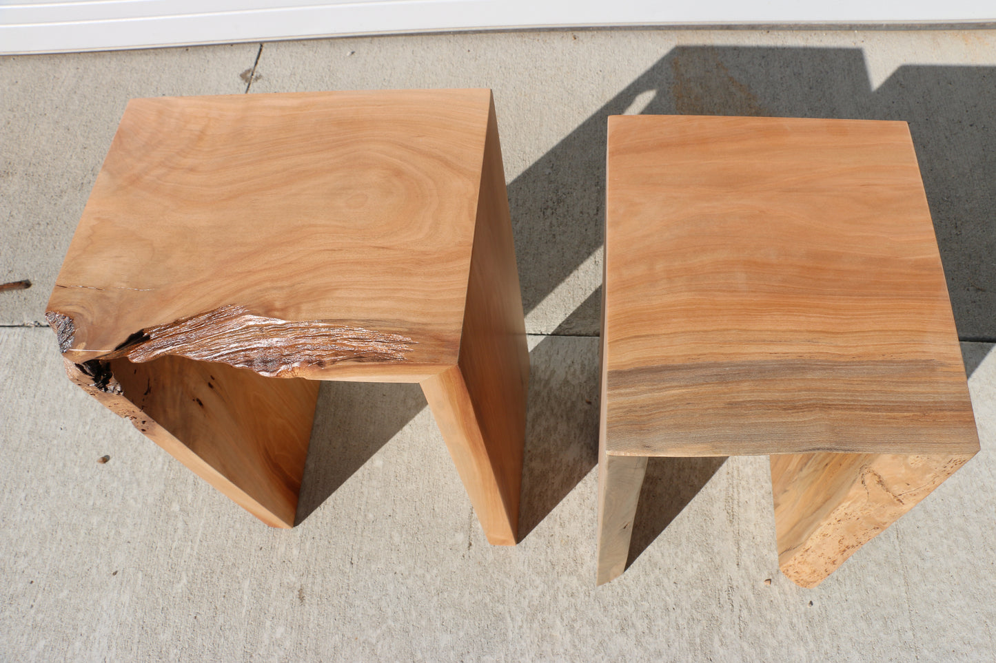 Nesting Waterfall End Tables